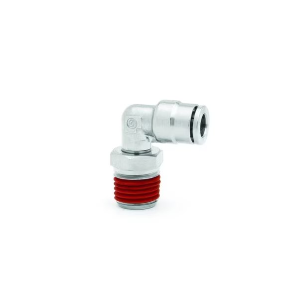 #Nd6520 06-06, Super Rapid Fitting Dot Nps, Male Swivel Elbow, 3/8" OD, 3/8" NPT, Camozzi, Mfr#: ND6520 06-06