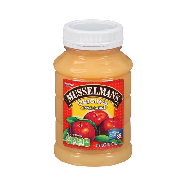 Musselman's Original Apple Sauce 24 oz. Jar, PK12, Musselmans, Mfr#: FCASP3140MUS01