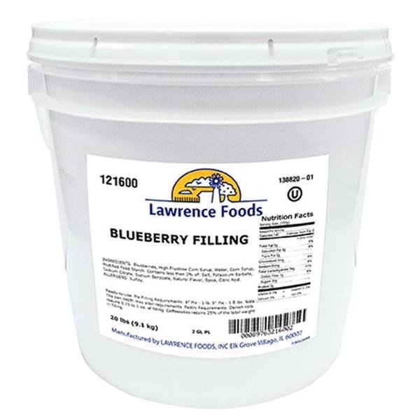 Lawrence Foods Deluxe Blueberry Filling 2 gal. Pail, Lawrence Foods, Mfr#: 121600