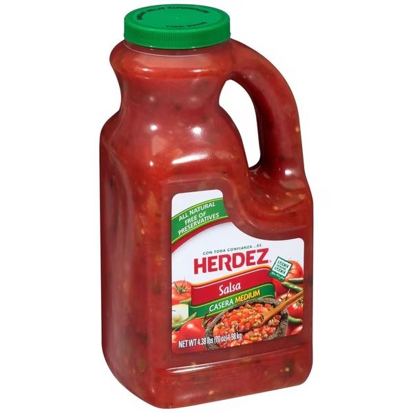 70 oz. Herdez Salsa Casera Medium, PK6, Herdez, Mfr#: 52725