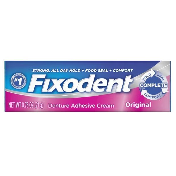Fixodent Tube Original .75 oz., PK24, Fixodent, Mfr#: 30037