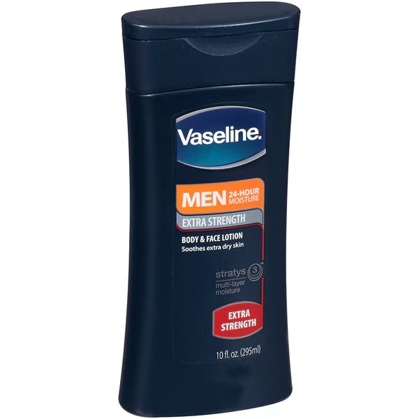 Vaseline Hand & Body Lotion Mens Extra Strength 10 fl. oz., PK6, Vaseline, Mfr#: 41639
