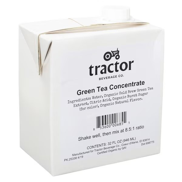 Green Tea Concentrate, PK12, Tractor Beverage Co, Mfr#: 6848