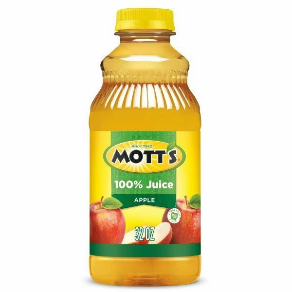 Mott's 100% Apple Juice 32 oz. Plastic Bottle, PK12, Motts, Mfr#: 10002367