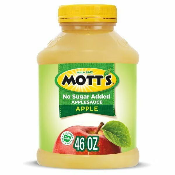 Mott's Unsweetened Applesauce 46 oz. Plastic Jar, PK8, Motts, Mfr#: 10029844