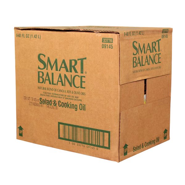 SB Omega Blend Oil 48 oz., PK9, Smart Balance, Mfr#: 09145