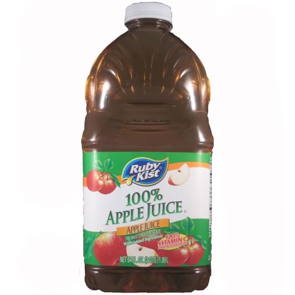 Ruby Kist Apple Juice 64 fl. oz., PK8, Ruby Kist, Mfr#: 3600864RK