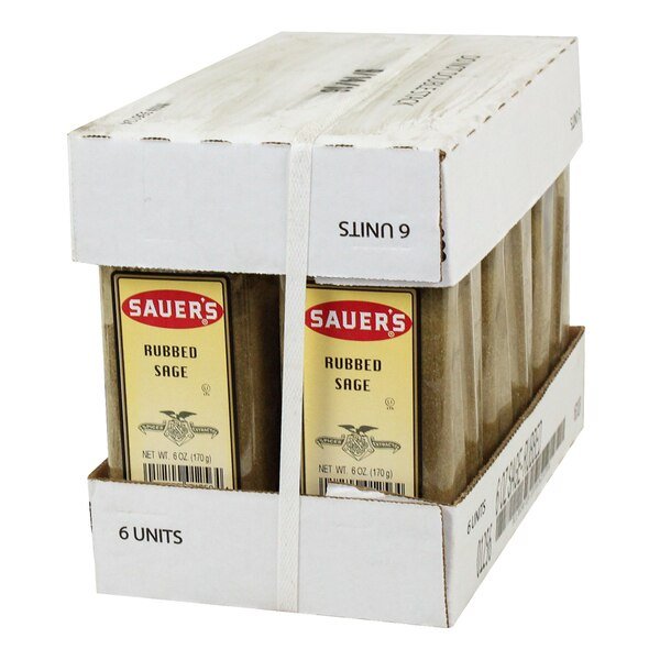 Sauer Rubbed Sage 6 oz., PK6, Sauer, Mfr#: 01256