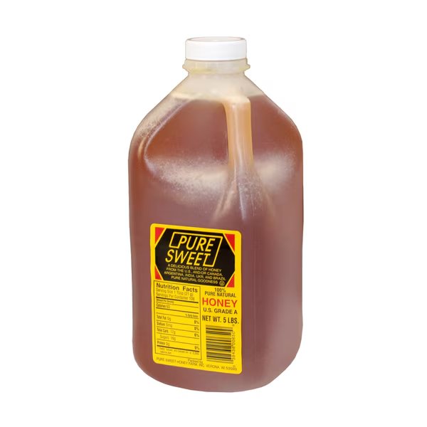 Commodity White Table Honey 5lbs, PK6, Commodity Honey, Mfr#: 9000