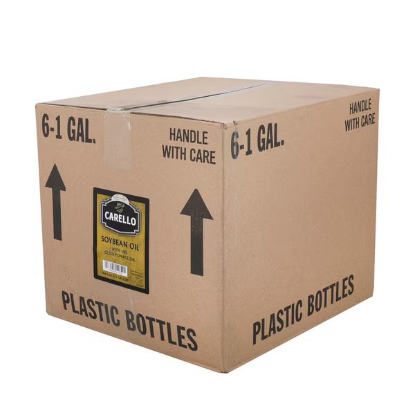 Savor Imports 90/10 Percent Soy/Olive Pomace Blend Oil 1 gal. Jug, PK6, Savor Imports-Carello, Mfr#: 404077