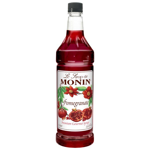 Monin Pomegranate Flavor Syrup 1 Liter, PK4, Monin, Mfr#: M-FR075F