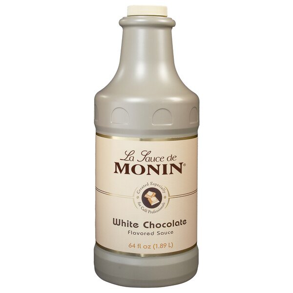Monin White Chocolate Sauce 64 oz. Bottle, PK4, Monin, Mfr#: M-GC063FP