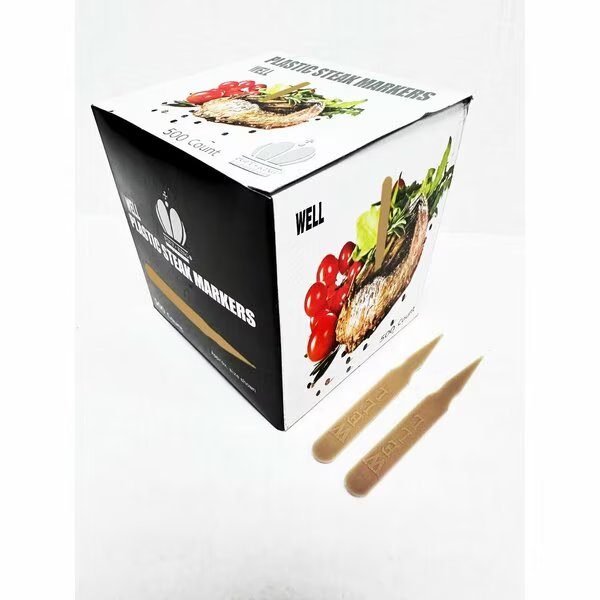 Goldmax Well Steak Plastic Marker, PK5000, Goldmax, Mfr#: 1085/P