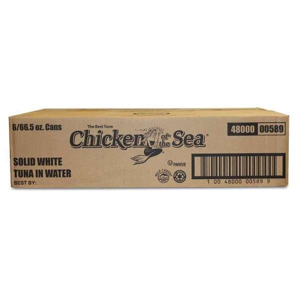 Chicken Of The Sea Aluminum Solid White In Water Tuna 66.5 oz., PK6, Chicken Of The Sea, Mfr#: 10048000005899