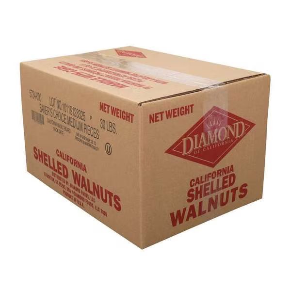 Diamond Baker Choice Medium Walnut Pieces 30lbs, Diamond, Mfr#: 0105734000
