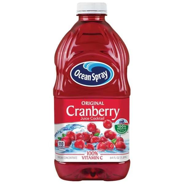 Ocean Spray Original Cranberry Juice Cocktail 64 oz., PK8, Ocean Spray, Mfr#: 20027