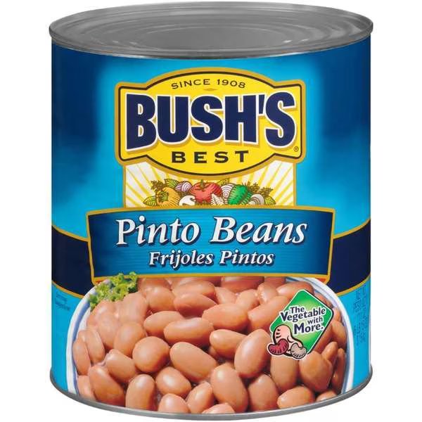 Bush's Best Fancy Pinto Beans #10 Can, PK6, Bushs Best, Mfr#: 01818