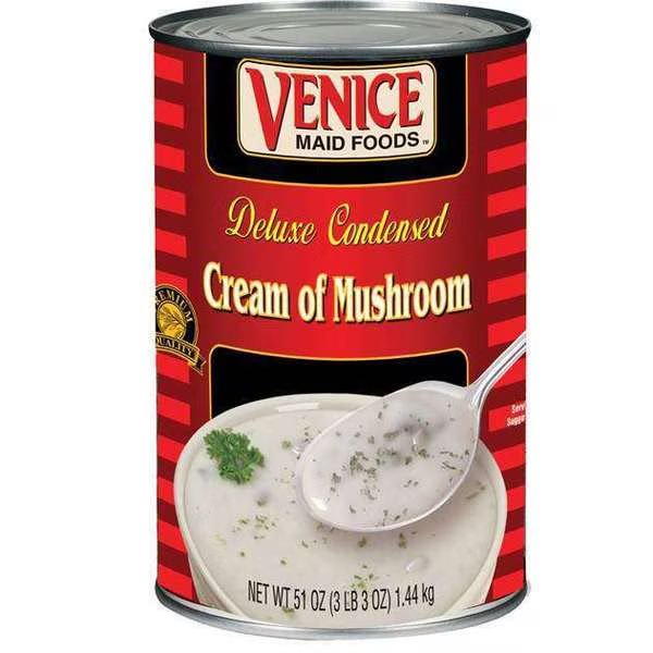 Cream Of Mushroom Soup 51 oz., PK12, Venice Maid, Mfr#: 1015