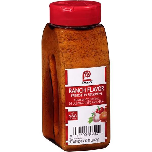 Lawry's Ranch French Fry Seasoning 15 oz., PK6, Lawrys, Mfr#: 2150080622