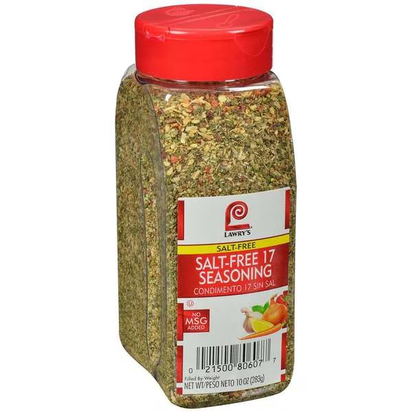 Lawry's Salt Free 17 Seasoning 10 oz., PK6, Lawrys, Mfr#: 2150080607