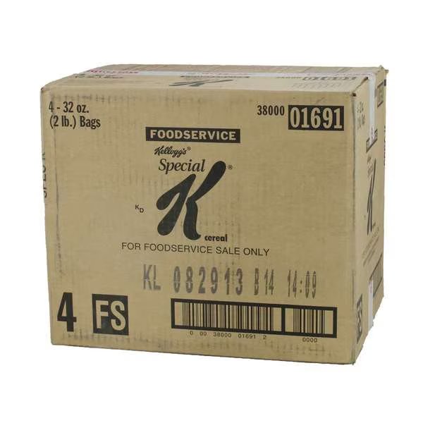 Kellogg's Special K Cereal 32 oz. Bag, PK4, Kelloggs, Mfr#: 3800001691