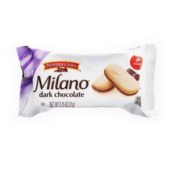 Pepperidge Farms Milano Cookie 2 Count .75 oz. Bag, PK120, Pepperidge Farms, Mfr#: 000007958