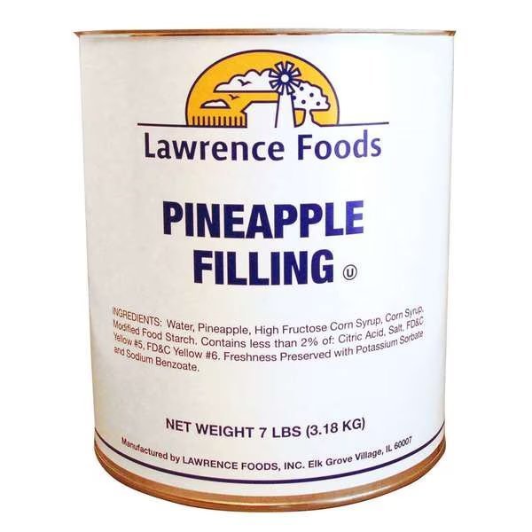 Lawrence Foods Pineapple Filling #10 Can, PK6, Lawrence Foods, Mfr#: 122081