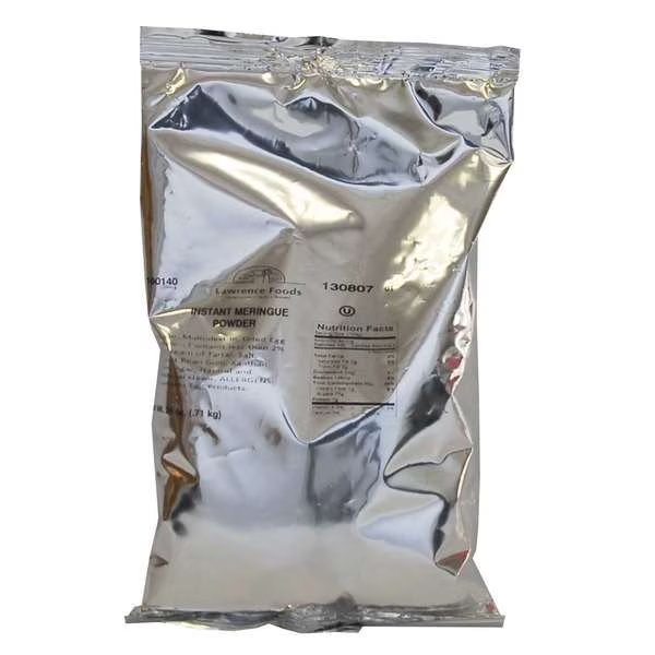 Lawrence Foods Instant Meringue Powder 25 oz. Bag, PK12, Lawrence Foods, Mfr#: 160140