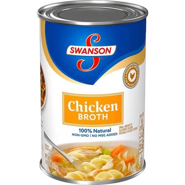 Soup Chicken Broth 14.5 oz., PK24, Swanson, Mfr#: 000002431