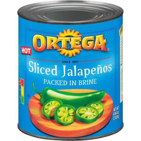 Ortega Sliced Jalapenos 96 oz., PK6, Ortega, Mfr#: 701336