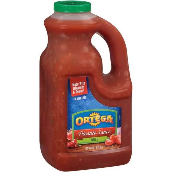 Ortega Mild Picante Sauce 1 gal., PK4, Ortega, Mfr#: 7701906