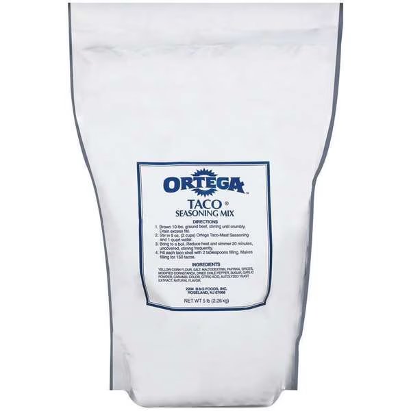 Ortega Taco Seasoning 5lbs, Ortega, Mfr#: 7700860