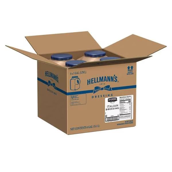 Hellmann's Classic Italian Dressing 1 gal. Jug, PK4, Hellmanns, Mfr#: 67346471