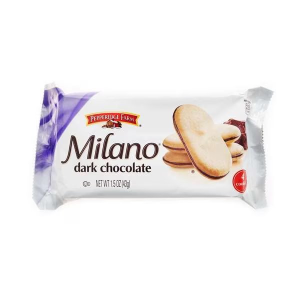 Pepperidge Farms Milano Cookie 4 Count 1.5 oz. Bag, PK60, Pepperidge Farms, Mfr#: 000011310