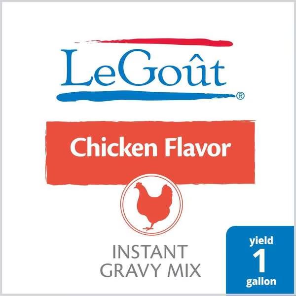 Legout Sauces/Gravies Chicken Flavor Instant Gravy Mix 1lbs, PK8, Legout, Mfr#: 84129474