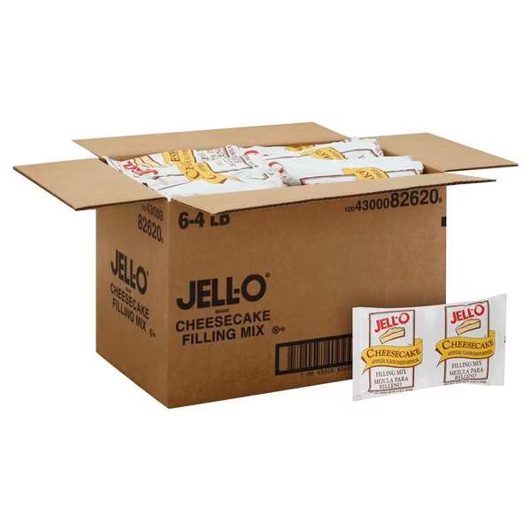 Jell-O Mix Cheesecake 4lbs Bags, PK6, Jell-O, Mfr#: 10043000826208