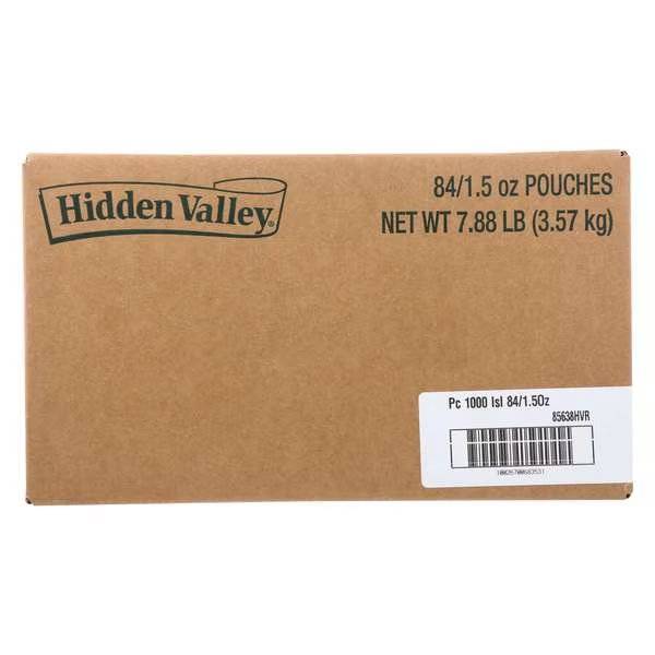 Thick & Creamy Thousand Island Dressing 1.5 oz. Packet, PK84, Hidden Valley, Mfr#: 85638HVR