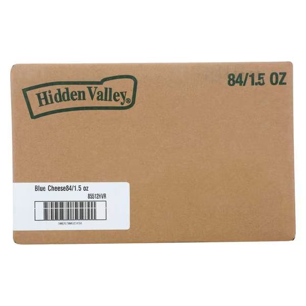 Hidden Valley Thick & Creamy Blue Cheese Dressing 1.5 oz. Packet, PK84, Hidden Valley, Mfr#: 85512HVR