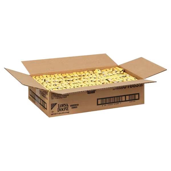 Nabisco Lorna Doone Shortbread Cookies 1 oz., PK120, Nabisco, Mfr#: 01683
