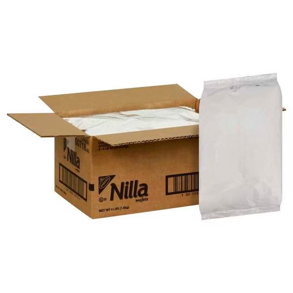 Nabisco Kosher Nilla Wafer Cookies 4lbs Bag, PK2, Nabisco, Mfr#: 00718