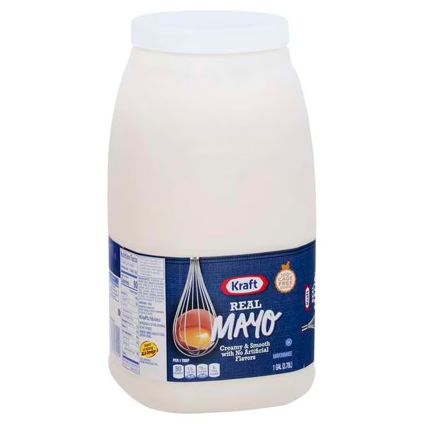 Kraft Real Mayonnaise 1 gal., PK4, Kraft, Mfr#: 10021000642196