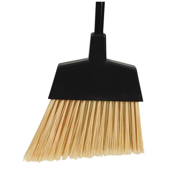 O-Cedar Maxiclean Large Plastic Angle Bristle Broom, PK6, O-Cedar, Mfr#: 6400-6