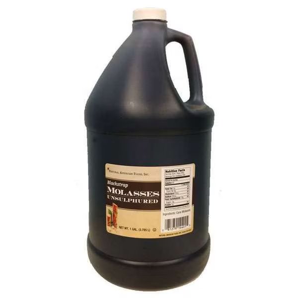 1 gal. Blackstrap Molasses, PK4, Natural American Foods, Mfr#: F440