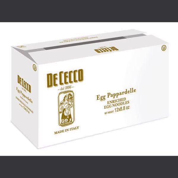 De Cecco Egg Pappardelle Pasta 8.8 oz. Box, PK12, De Cecco, Mfr#: VUN2101