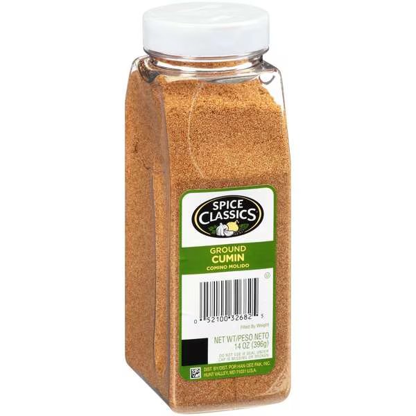 Spice Classics Ground Cumin 14 oz., PK6, Spice Classics, Mfr#: 932682