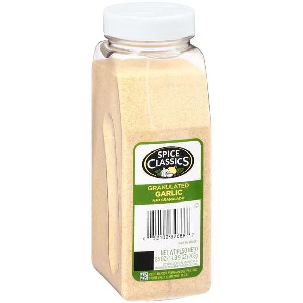 Spice Classics Granulated Garlic 25 oz., PK6, Spice Classics, Mfr#: 932688