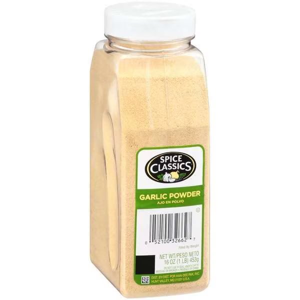 Spice Classics Garlic Powder 1lbs, PK6, Spice Classics, Mfr#: 932662