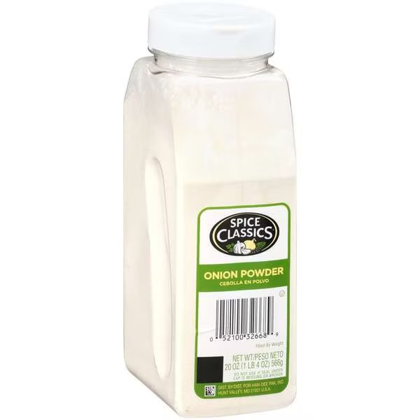 Spice Classics Onion Powder 20 oz., PK6, Spice Classics, Mfr#: 932668