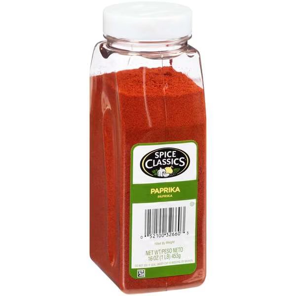 Spice Classics Paprika 1lbs, PK6, Spice Classics, Mfr#: 932660