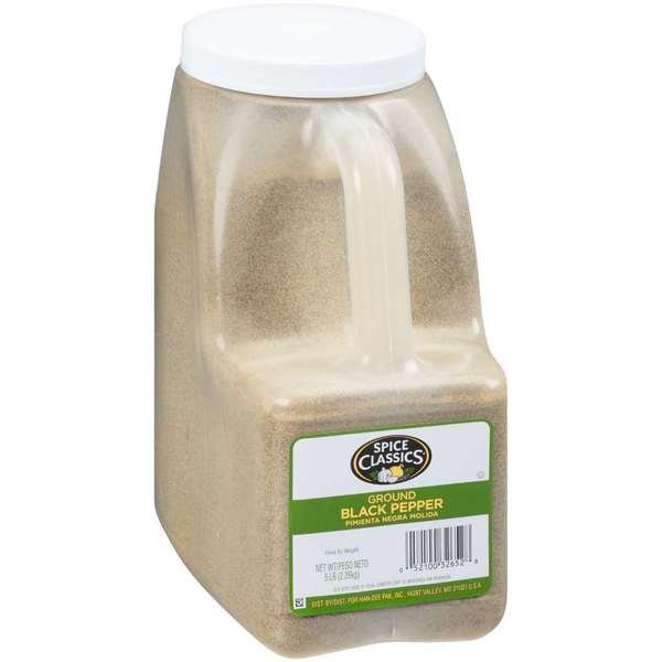 Spice Classics Ground Black Pepper 5lbs, PK3, Spice Classics, Mfr#: 932652